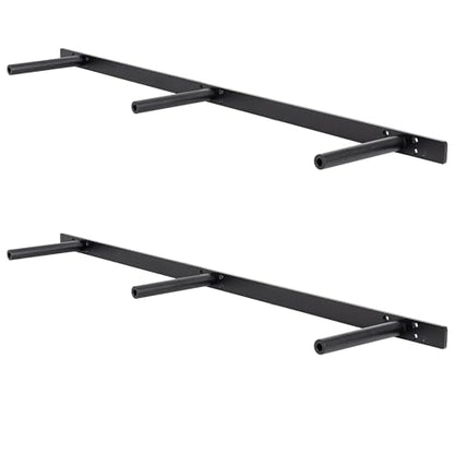 Floating Shelf Bracket ,Hidden Shelf Brackets (2 Pcs Additional Brackets 38 Inch -NO Kits), Matte Black - size: 38 Inch -2 Pcs Additional Brackets -NO KITS
