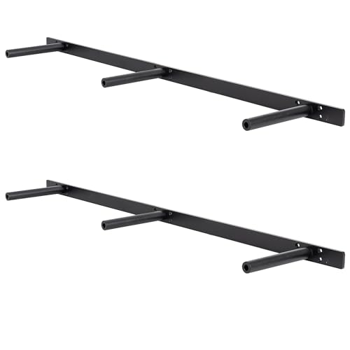 Floating Shelf Bracket ,Hidden Shelf Brackets (2 Pcs Additional Brackets 38 Inch -NO Kits), Matte Black - size: 38 Inch -2 Pcs Additional Brackets -NO KITS