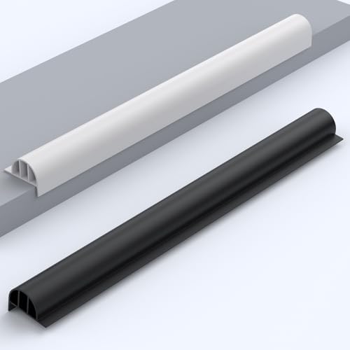 FUQUN P-Profile Dock Bumpers, 2.8/10/20 FT Heavy-Wall EPDM Rubber Docking Fender for Straight & Side Protection, Wider & Thicker Dock Edging Bumper with 304 Stailess Steel Screws & Drill Bit - size: 3 pcs × 3.3 ft | 10 ft Total