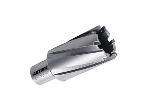 1-1/4'' Diameter x 1-3/8'' Depth of Cut Carbide Tipped TCT ANNULAR Cutter with 3/4'' Weldon Shank - size: 1-1/4'' x 1-3/8''