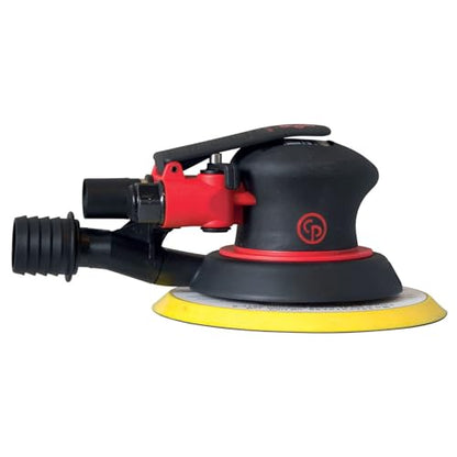 Chicago Pneumatic CP7255CVE - Air Random Orbital Sander Tool, Home Improvement, Woodworking Tools, Polisher, Sanding Tool, Hook & Loop, Central Vacuum, 6 Inch (150 mm), 0.28 HP / 210 W - 12000 RPM - size: One Size, style: Central Vacuum, Hook and Loop Pad