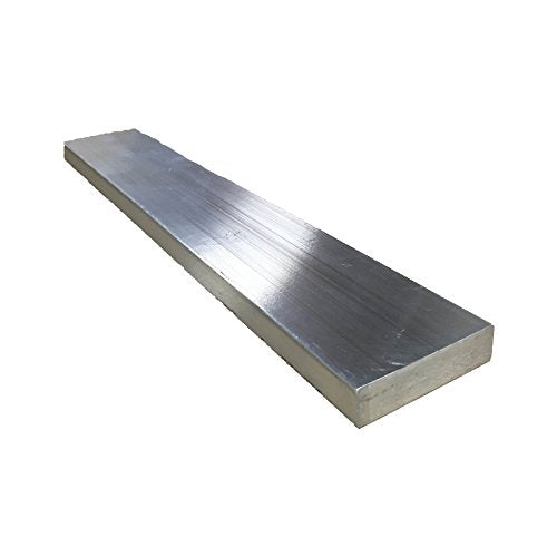 Remington Industries 0.50X2.5FLT6061T6511-10 1/2" x 2-1/2" Aluminum Flat Bar, 6061 General Purpose Plate, 10 Inch Length, T6511 Mill Stock, Extruded, 0.50" Diameter