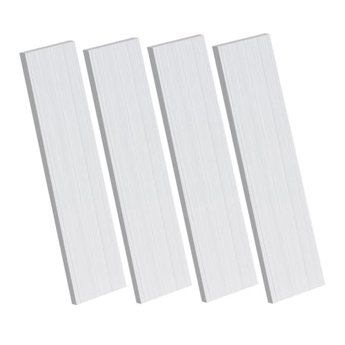 4PCS 6061 Aluminum Flat Bar 3/16" x 2" x 12"(T x W x L) - size: 3/16" x 2" x 12"