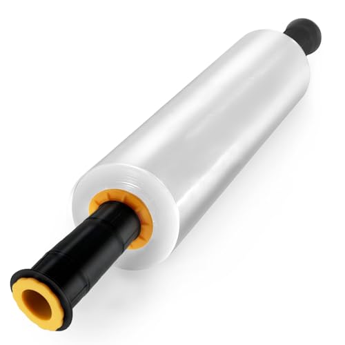 Stretch Film Roll with Handles 15 Inch x 1000 Feet
