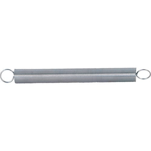 Prime-Line SP 9607 Extension Spring, Spring Steel Construction, Nickel-Plated Finish, 0.016 GA x 1/4 In. x 2-1/2 In., Closed Single Loop, (2 Pack) - size: 1/4 in. x 2-1/2 in.