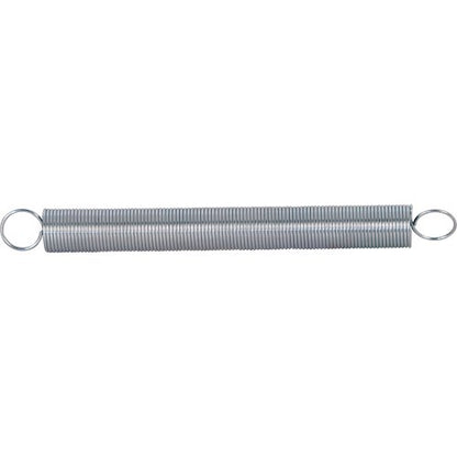 Prime-Line SP 9607 Extension Spring, Spring Steel Construction, Nickel-Plated Finish, 0.016 GA x 1/4 In. x 2-1/2 In., Closed Single Loop, (2 Pack) - size: 1/4 in. x 2-1/2 in.