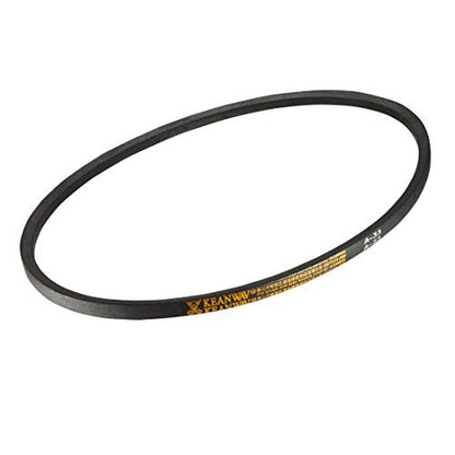 uxcell A33 Drive V-Belts 33" Inner Length 13mm Width 8mm Thick JIS Standard A-Section Rubber Drive Industrial Transmission Belt - size: 33"
