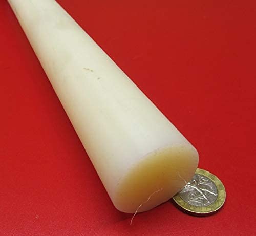 Natural Nylon 6/6 Extruded Round Rod 1.375" (1-3/8") x 4 Ft Length 1 pc