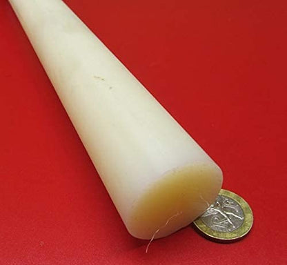 Natural Nylon 6/6 Extruded Round Rod 1.375" (1-3/8") x 4 Ft Length 1 pc