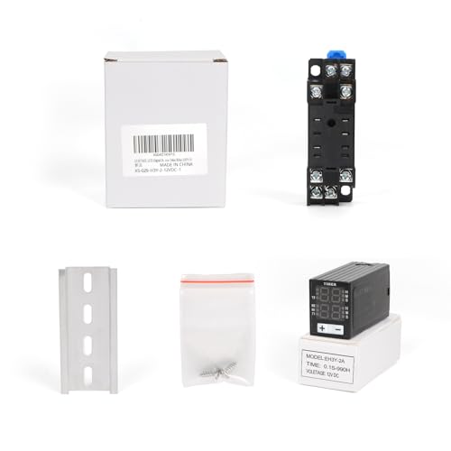 LCD Digital Display Time Relay, Dual Time Delay Relay, DPDT 12 VDC - size: 8-Pin 12 VDC
