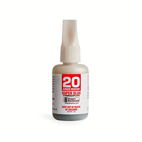 StewMac Tinted Super Glue, Amber, 1 oz. - size: Tinted Amber