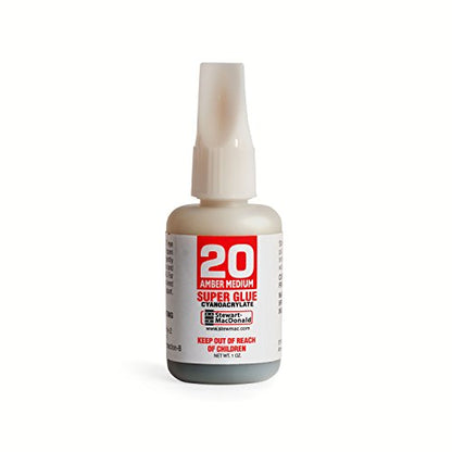 StewMac Tinted Super Glue, Amber, 1 oz. - size: Tinted Amber