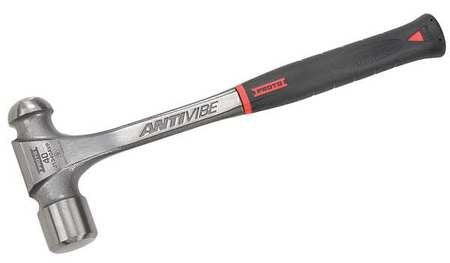 40 oz. Ball Peen Hammer,15-1/4" Steel Handle