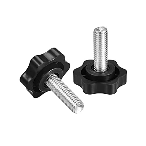 NACX M10 x 30mm Clamping Knob, Thumb Screw & Star Knob Hand Tightening Screw, 8Pcs - size: M10 x 30mm