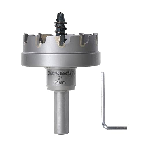 TCT Hole Cutter 2" Carbide Tipped Heavy Duty SS Iron Steel - size: 51mm | 2", style: Single Pack