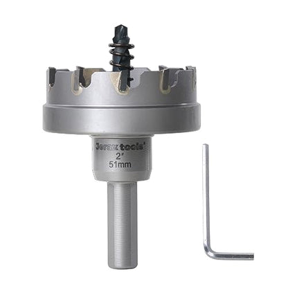 TCT Hole Cutter 2" Carbide Tipped Heavy Duty SS Iron Steel - size: 51mm | 2", style: Single Pack