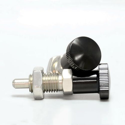 2Pcs Push Fit Ball Nose Spring Plunger, Stainless Steel Spring Knob Plunger Non-Locking Spring Indexing Plunger Hand Retractable Spring Plunger Pin for Industrial Equipment (M6) - size: M6