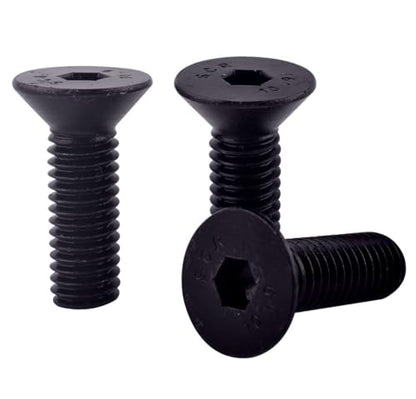 3/8-16 x 1-1/2" Socket Cap Flat Head Countersunk Screws Bolts, Alloy Steel Grade 10.9 Black Oxide, Allen Hex Drive, Full Coarse Thread UNC, Pack of 10 - size: 3/8-16 x 1-1/2" (10Pcs)