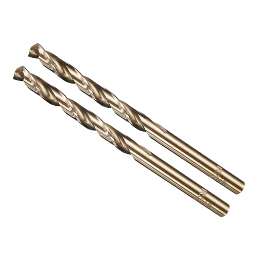 METALLIXITY Drill Bit (5mm) M35 5% Cobalt High-Speed Steel 135° 2Pcs - size: 5mm