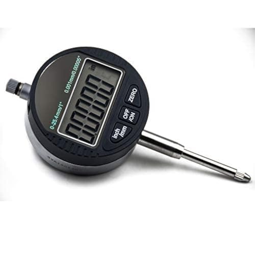 Electronic Digital Indicator 0-1 Inch/25.4mm 0.00005 Inch/0.001mm - style: 0-1 Inch/25.4 mm 0.001mm