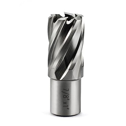 Annular Cutter JESTUOUS 7/8 Inch Cut Diameter 3/4 Weldon Shank 1 Cut Depth