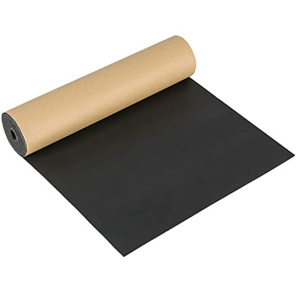 MYFULLY Sponge Neoprene Roll with Adhesive (1/8" T x 12" W x 54" L) - size: 1/8" Thick x12" Wide x 54" Long