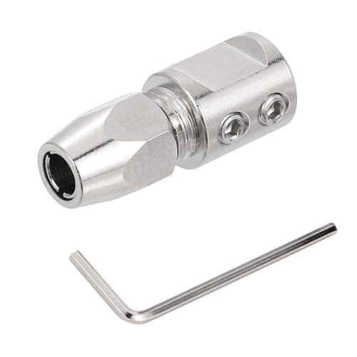 Motor Flex Collet Coupler 5mm to 4.76mm CNC Stainless Steel Flexible Coupling Motor Shaft Locker