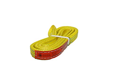 Kennedy Wire Rope & Sling Company 1inches x 6' 2-Ply Twist Eye Polyester Lifting Sling (Various Sizes in Listing) Made in The USA - color: 1" 2-Ply Twist Eye (Type 4), size: 1" x 6'