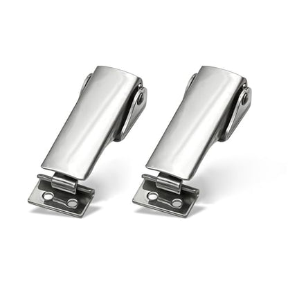 Adjustable Stainless Steel 304 Toggle Latch,Anti Corrosion and Anti Rust Equipment Latch (2pcs) - size: B / stainless steel