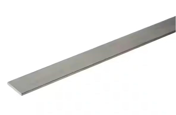 6061 Aluminum Flat Bar Stock, 1/4" Thick x 2" Wide x 6 Ft Long - Mill Finish Rectangular Bar