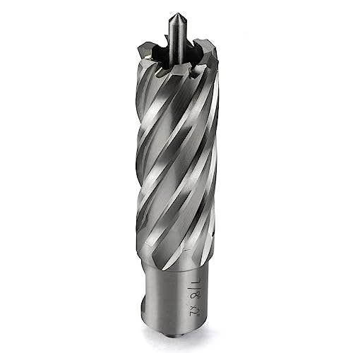 Annular Cutter JESTUOUS 3/4 Inch Weldon Shank 7/8 Cut Dia 2 Cut Depth
