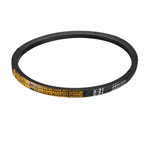uxcell A21 Drive V-Belts 21" Inner Length 13mm Width 8mm Thick JIS Standard A-Section Rubber Drive Transmission Belt - size: 21"