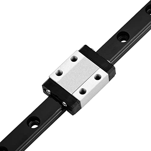 200mm MGN9 Linear Sliding Rail Guide with a MGN9C Carriage Block for 3D Printer and CNC Machine,Black (MGN9C, 200mm) - style: 200mm