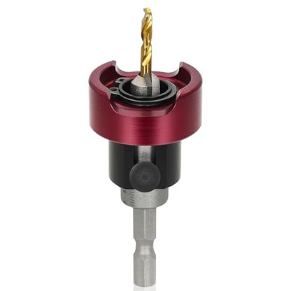KEENTECH 3/8" x 1/8" Carbide Tipped Countersink Drill Bit with Depth Stop - size: 3/8" * 1/8"