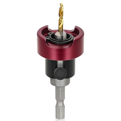 KEENTECH 3/8" x 1/8" Carbide Tipped Countersink Drill Bit with Depth Stop - size: 3/8" * 1/8"