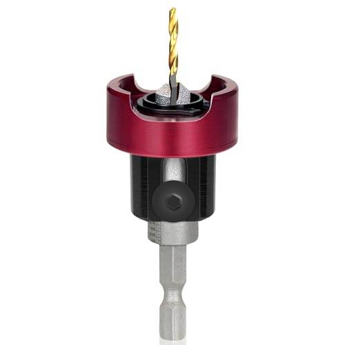 KEENTECH 3/8" x 3/32" Carbide Tipped Countersink Drill Bit with Depth Stop - size: 3/8" * 3/32"