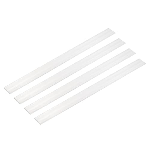 MECCANIXITY 4 Pcs Square Aluminum Flat Bar, 1/16" (2mm) Thick x 1" (25mm) Width x 12" (305mm) Long 6061 Aluminum Flat Plate Solid New Mill Stock Silver for Industrial Building - size: 1/16"(2mm)x1"(25mm)x12"(305mm)