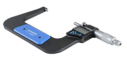Accusize Industrial Tools 4-5''/100-125 mm 7 Keys Electronic Digital Outside Micrometers, 0.00005'' Or 0.001 mm Resolution, Ac21-5022 - size: 4-5" / 100-125 mm