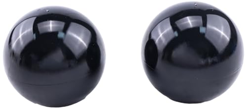 2PCS Threaded Ball Knob M6x35mm Compatible with M6 screw Joystick Handle in lighting installation, control levers, lawn mower, sports equipment and more, Black 1-3/8"