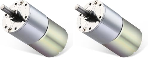 DC 12V 10RPM Gear Motor High Torque Electric Micro Speed Reduction Geared Motor Centric Output Shaft 37mm Diameter Gearbox (Pack of 2) - color: 10 RPM, size: 12 Volt (Pack of 2)
