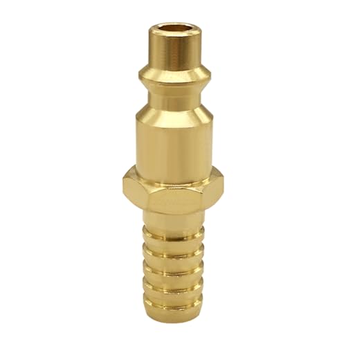 Joywayus 2PCS 3/8" Barb x 1/4" Coupling Industrial Air Hose Quick Connect - size: 1/4 inch