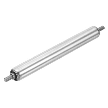 MECCANIXITY Stainless Steel Conveyor Roller 1" Diameter 8" Length Gravity Transmission Replacement Part Galvanized End (Silver) - size: 1"x8"