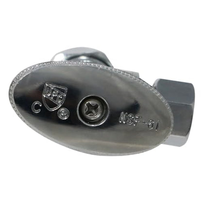 5 Pack XFITTING 3/8" OD Compression x 1/2" CPVC Angle Valve - size: .5" CPVC x .375" Angle