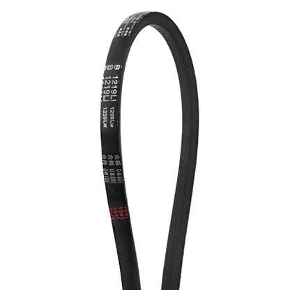 HARFINGTON B-1219 V-Belts Drive Belt 1219mm(48") Inner Girth 17mm Top Width B Section Rubber for Power Transmission - size: 1219mm