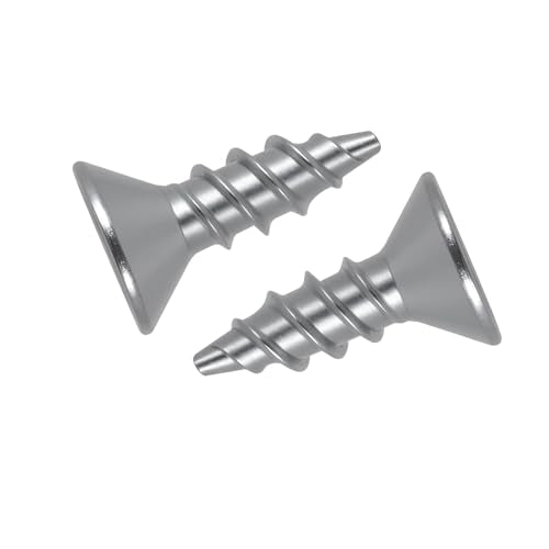 100pcs #8x1/2 Screw, Flat Head Phillips Wood Screw(SUS304) 18-8 S/S Electroplating Stainless Steel, 8 x 1/2-Inch,(100pcs) - color: Silver, size: #8*1/2