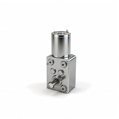 DC 12V 250RPM 6mm Single Shafts Self-Locking Reversible Worm Gear Motor with Cable, High Torque Speed Reduction Motor, Turbine Electric Gearbox Motor JSX40-370 - size: 12v 250rpm