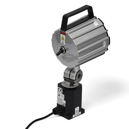 Electrix 8700 Machine Tool LED Light, 4-3/4" Arm Length, 2800 Lumens, 20W, Silver Color, Material of Construction: Steel, Articulating Arm Task Light