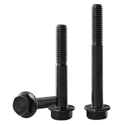 M8 x 60mm Flanged Hex Head Bolts Flange Hexagon Screws, M8x1.25 Bolt, 10.9 Grade Alloy Steel, Hexagon Head Bolts, Black Zinc Finish, Half Thread,Quantity 8 - size: M8 x 60mm(8PCS)