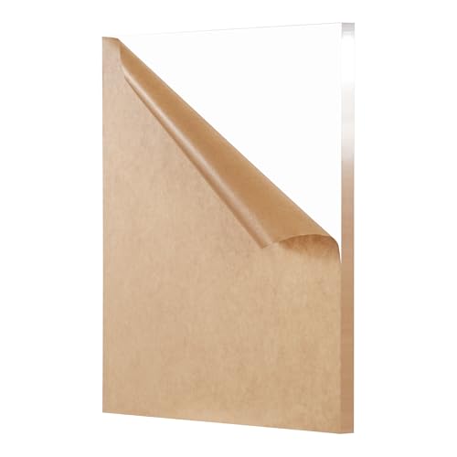 KAITELA Clear Acrylic Sheet 3/8" Thick Cast Plexiglass Piece 18" x 24" - size: 18" x 24", 3/8" Thick