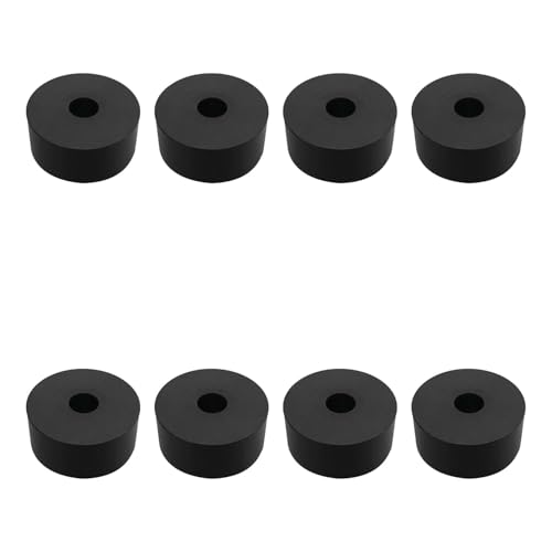 8 PCS Multi Purpose Rubber Spacer, 1-3/4" OD x 1/2" ID x 3/4" Thickness - size: 1-3/4" OD x 1/2" ID x 3/4" Thickness
